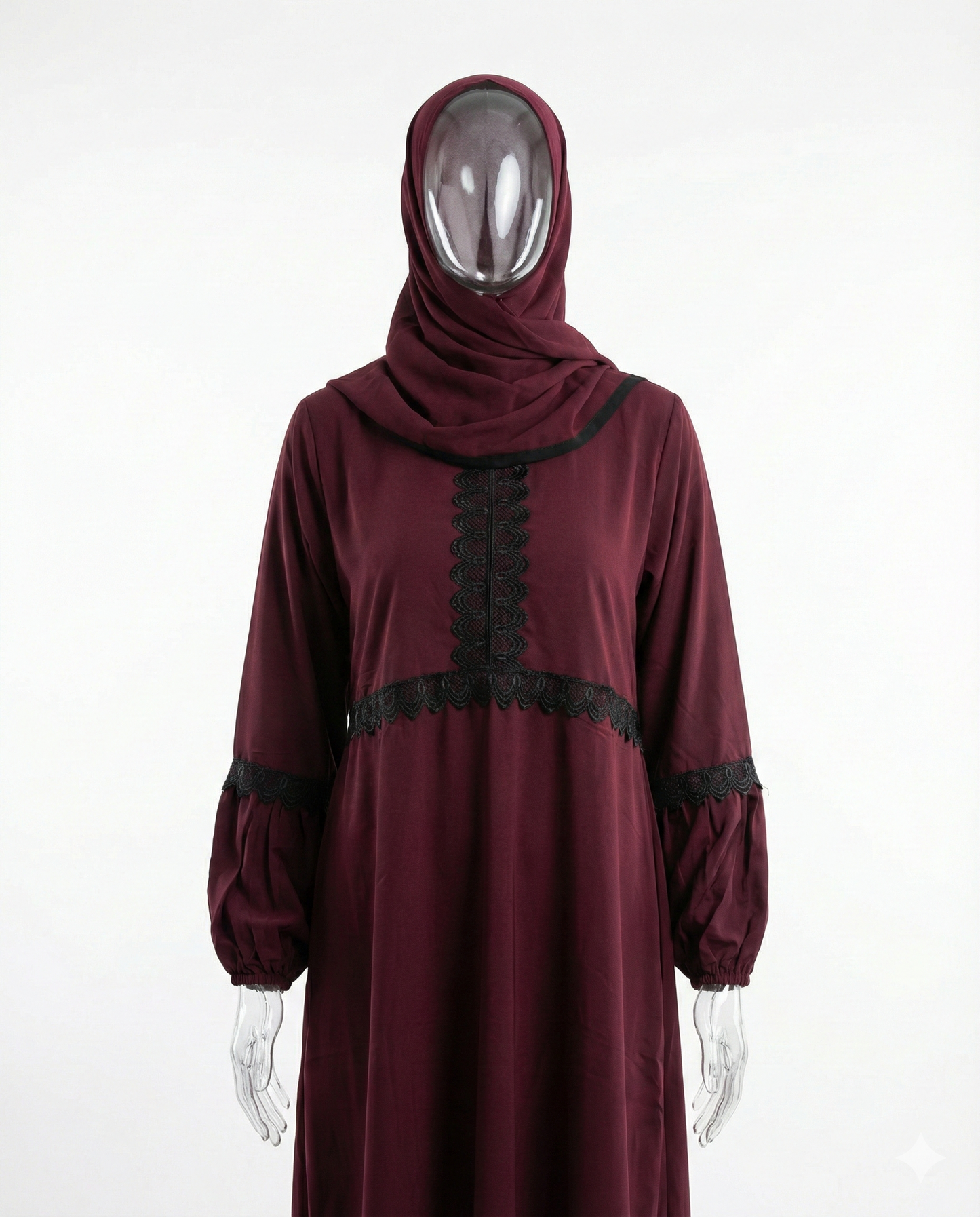 Ensemble Prière Dentelle – Bordeaux Nuit