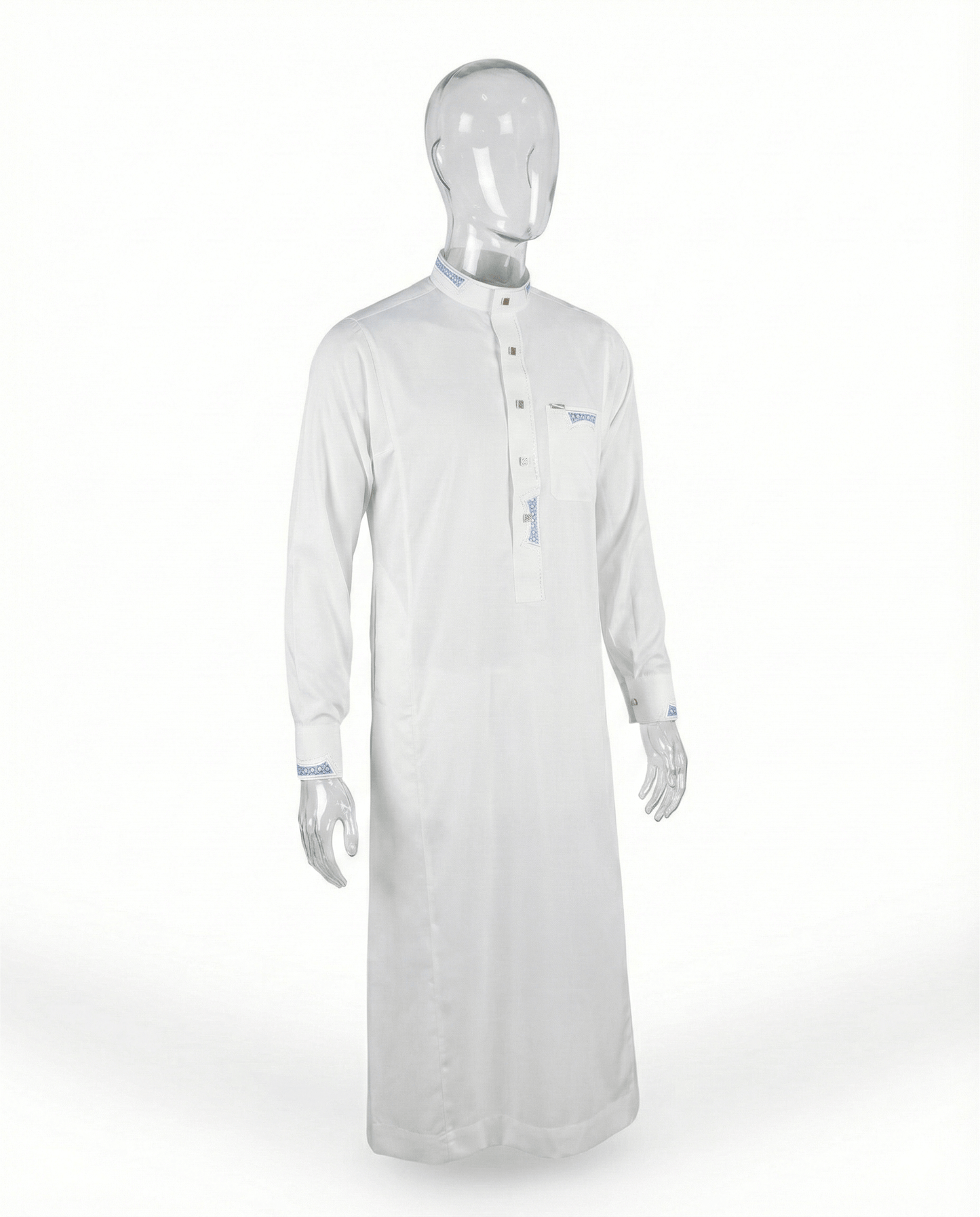 Qamis Signature Blanc Céleste