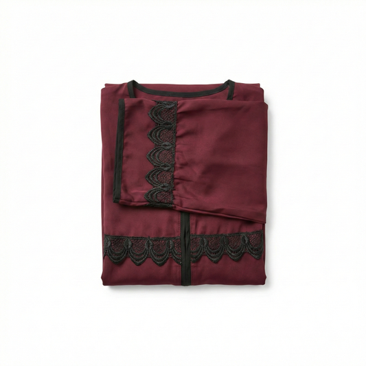Ensemble Prière Dentelle – Bordeaux Nuit